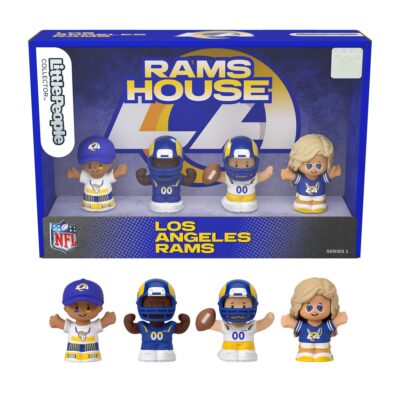 Little People Collector Los Angeles Rams Special Edition Set For Adults & NFL Fans, 4 Figures