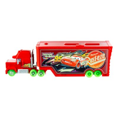 Disney And Pixar Cars Glow Racers Transforming Mack Playset, 2-in-1 Glow-in-The-Dark Toy Truck & Tune-Up Station