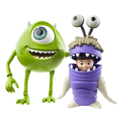 Disney Pixar Monsters Inc. Figura de Juguete Mike W. y Boo de 7″