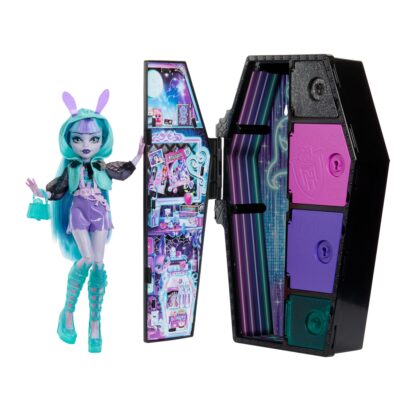 Monster High-Monstrueux Secrets-Coffret Twyla Frayeurs Néon