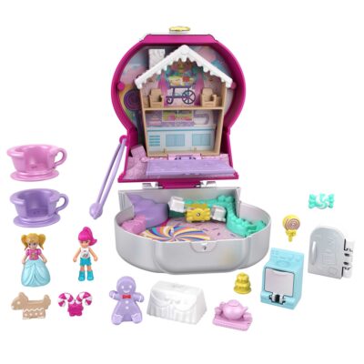 Polly Pocket Set de Juego Estuche de Aventura de Máquina de Chicle