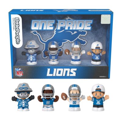 Little People Collector Detroit Lions Special Edition Set For Adults & NFL Fans, 4 Figures