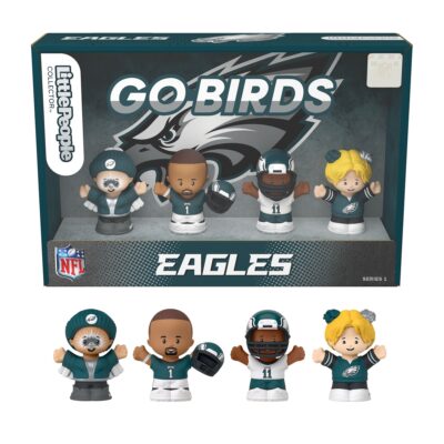 Little People Collector Philadelphia Eagles Special Edition Set For Adults & NFL Fans, 4 Figures