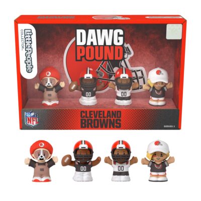 Little People Collector Cleveland Browns Special Edition Set For Adults & NFL Fans, 4 Figures