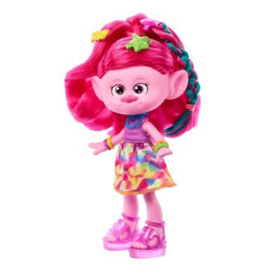 Dreamworks Trolls Band Together Hair-Tastic Queen Poppy Fashion Doll & 15+ Hairstyling Accessories