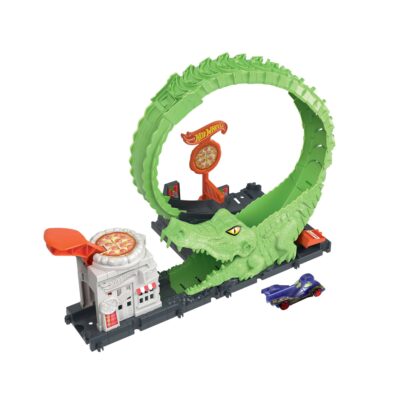 Hot Wheels City Pista de Juguete Némesis Cocodrilo