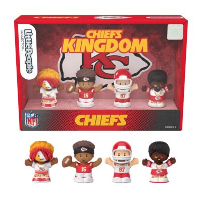 Little People Collector Kansas City Chiefs Special Edition Set For Adults & NFL Fans, 4 Figures