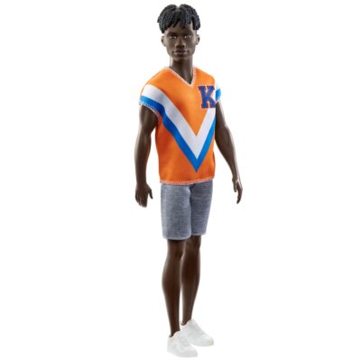 Barbie Fashionista Boneco Ken Camiseta Laranja