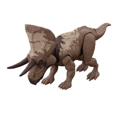 Jurassic World Dinossauro de Brinquedo Zuniceratops Mordida de Ataque