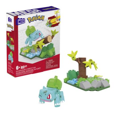 MEGA Pokémon Jogo de Construção Diversão na Floresta do Bulbasaur