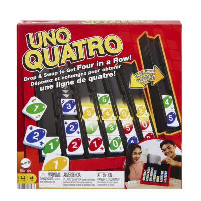 UNO Quatro Game, Adult, Family And Game Night