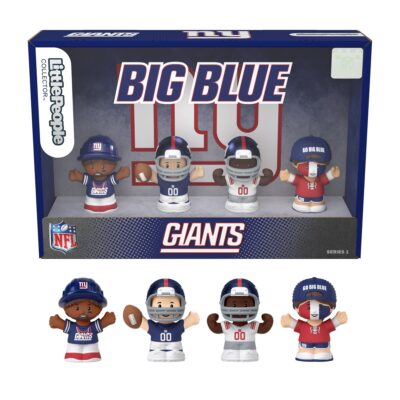 Little People Collector New York Giants Special Edition Set For Adults & NFL Fans, 4 Figures