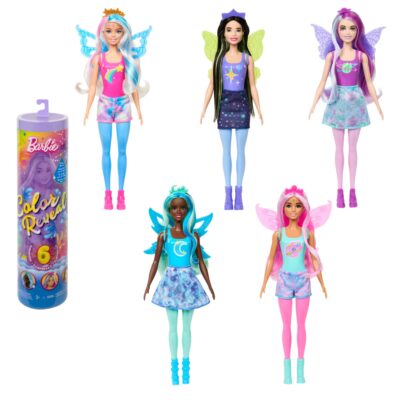 Barbie Color Reveal Muñeca Galaxia Arcoíris