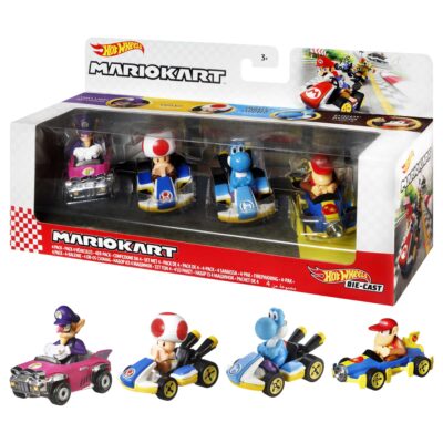 Hot Wheels Mario Kart 4 Pack