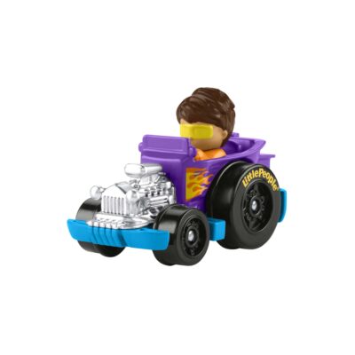 Little People Hot Wheels Juguete para Bebés Vehículo Wheelies Hot Rod