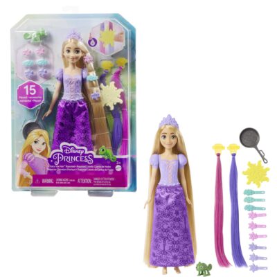 Disney Princesa Boneca Rapunzel Cabelo de Contos de Fadas