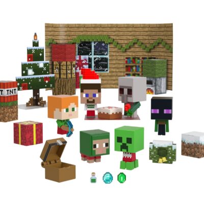 Minecraft Toys, Mob Head Minis Advent Calendar, Gift For Kids