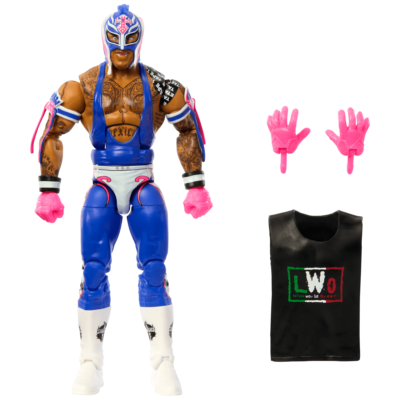 WWE Elite Top Picks Rey Mysterio Action Figure & Accessories Set, 6-Inch Collectible