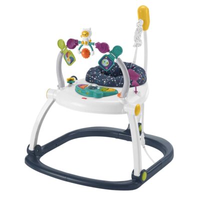 Fisher-Price Jumperoo Compact Astro Chaton, Lumières, Sons, Activités