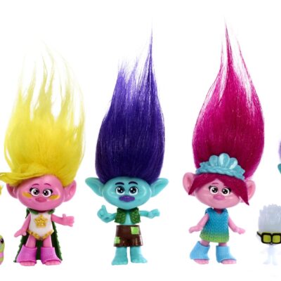 Dreamworks Trolls Best Of Friends Pack With 5 Small Dolls & 2 Character Figures