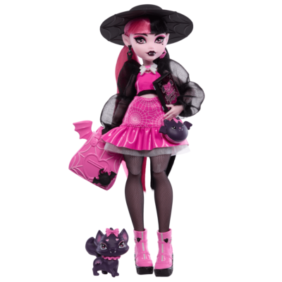 Monster High Draculaura Fashion Doll With Pet Count Fabulous And Accessories