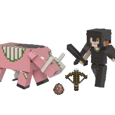 Minecraft Toys, 2-Pack Of Action Figures, Gifts For Kids