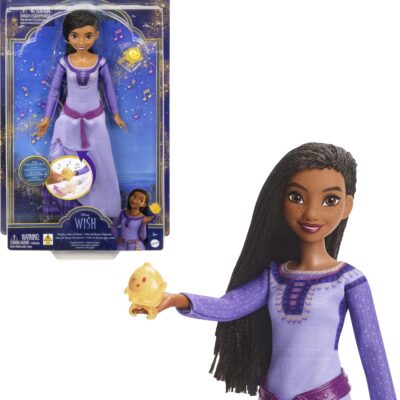 Disney Wish Asha de Rosas Chanteuse, Figurine Star (Anglais)