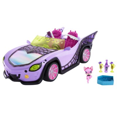 Monster High-Goule Mobile-Voiture Avec Animal et Accessoires