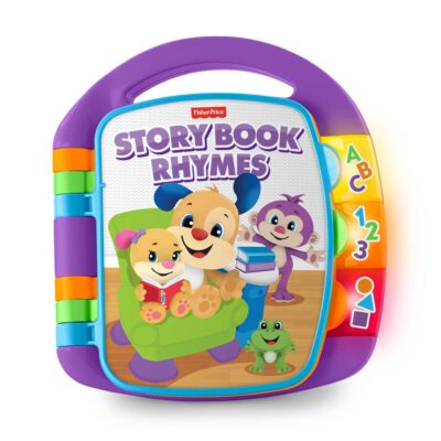 Fisher-Price Aprender e Brincar Brinquedo para Bebês Livro de Rimas