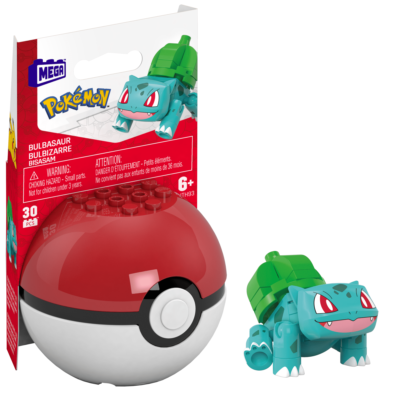 MEGA Pokémon Juguete de Construcción Pokébola Evergreen Bulbasaur