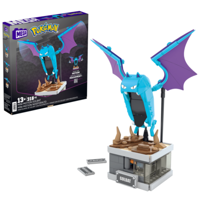 MEGA Pokémon Mini Motion Golbat Building Toy Kit (313 Pieces) For Collectors