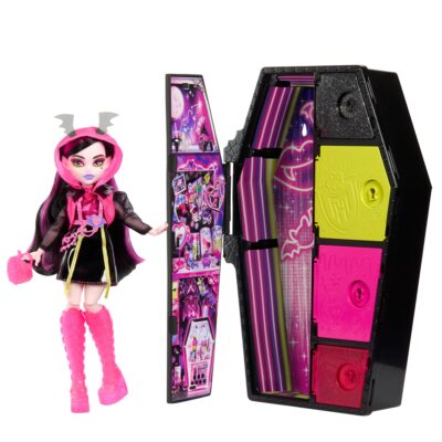 Monster High-Coffret Monstrueux Secrets-Draculaura Frayeurs Néon