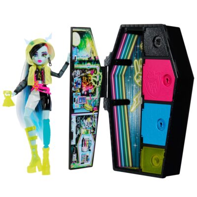 Monster High-Monstrueux Secrets-Coffret Frankie Stein Frayeurs Néon