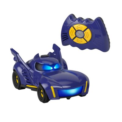 Fisher-Price DC Batwheels Bam the Batmobile Transforming RC, Remote Control Car For Kids 3Y+