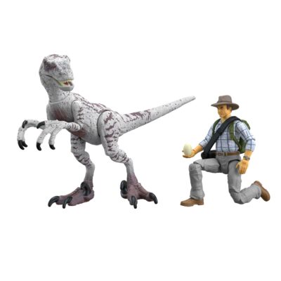 Jurassic World Toys Dr Grant & Raptor Figures Hammond Collection