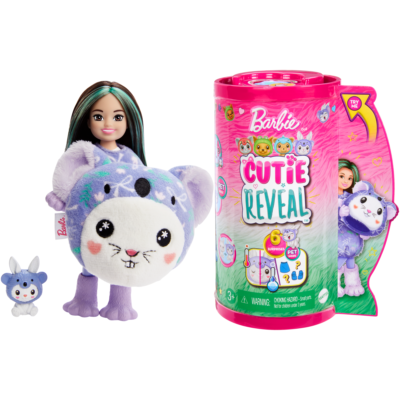 Barbie-Cutie Reveal-Poupée Chelsea en Costume, Lapin Koala