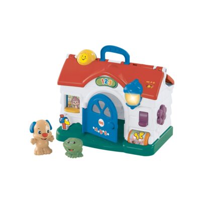 Fisher-Price Laugh & Learn Puppy’s Activity Home Electronic Learning Playset For Infants & Toddlers