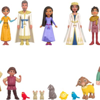 Disney Wish Coffret de Mini-Personnages Royaume de Rosas