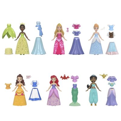 Disney Princess Toys, Princess Dolls And Fashions Set, Gifts For Kids