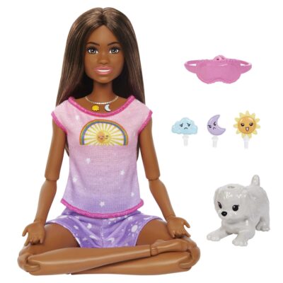 Barbie Rise And Relax Doll, 6 Light & Sound Meditations, 3 & Up