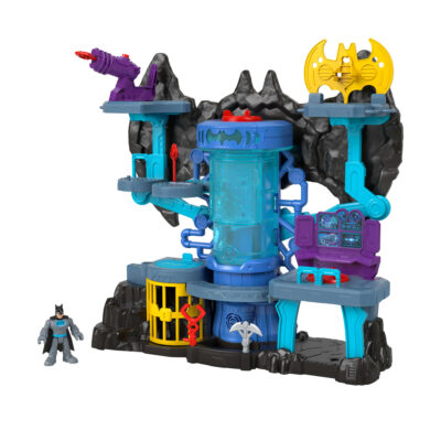 Imaginext DC Super Friends Conjunto de Brinquedo Batcaverna Bat-Tech