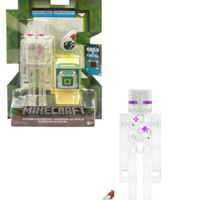 Minecraft Vanilla Figura de Acción Enderman Invisible 3.25″