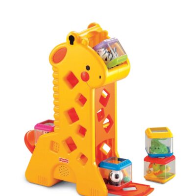 Fisher-Price Juguete para Bebés Jirafa Bloques Divertidos