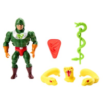 Masters of the Universe Origins Figura de Ação Deluxe King Hiss 5.5″ com acessórios