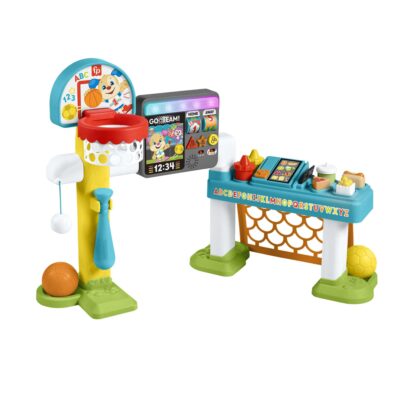 Fisher-Price Ríe y Aprende Juguete para Bebés Centro de Deportes Aprende Conmigo