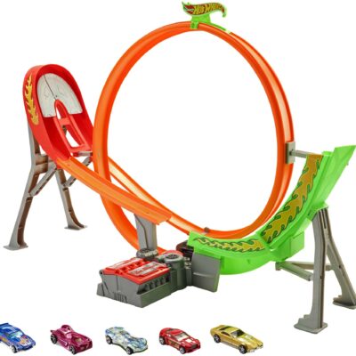 Hot Wheels®  Coffre Piste de Course Motorisée