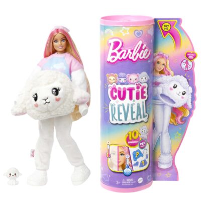 Barbie Cutie Reveal Boneca Camisetas Fofas Ovelha