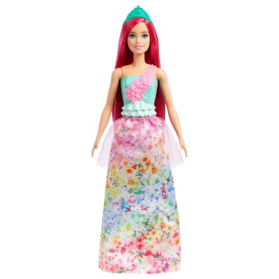 Barbie Fantasía Muñeca Doncella Cabello Rosa