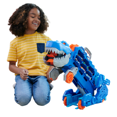 Hot Wheels Let’s Race Netflix – Ultimate T-Rex Transporter