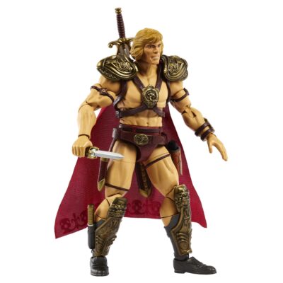 Masters of the Universe Masterverse Figura de Ação Deluxe He-Man de 7″ Filme 80’s